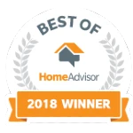 HomeAdvisor Best of 2018 badge icon.