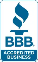 Better Business Bureau Accredited Business logo.