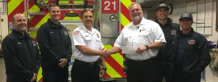Fire department accepting grant from Dryer Vent Wizard