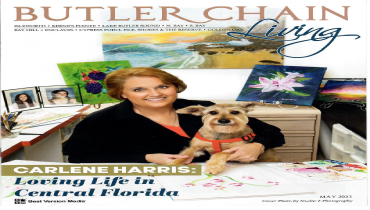 Image of article named “Carlene Harris: Loving Life in Central Florida” in Butler Chain Living.