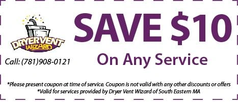 Dryer Vent Wizard of South Eastern MA - Save $10 Any Service Coupon