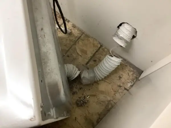 Dryer Vent Installed and Cleaned by Dryer Vent Wizard in Toronto Technician