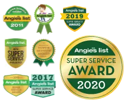 angies list award badge.